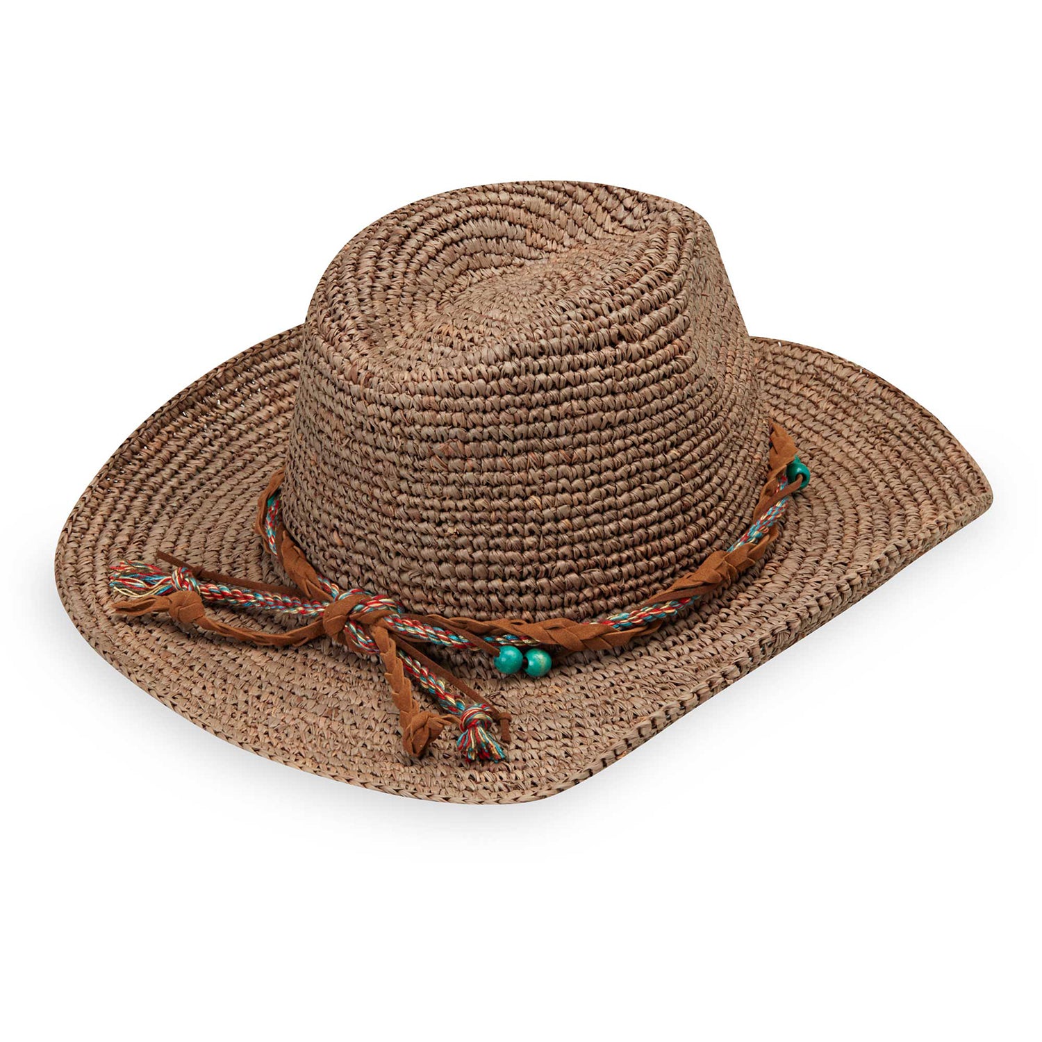Petite Catalina Cowboy Raffia Hat - Wallaroo Hats, Cowboy Hat - SetarTrading Hats 