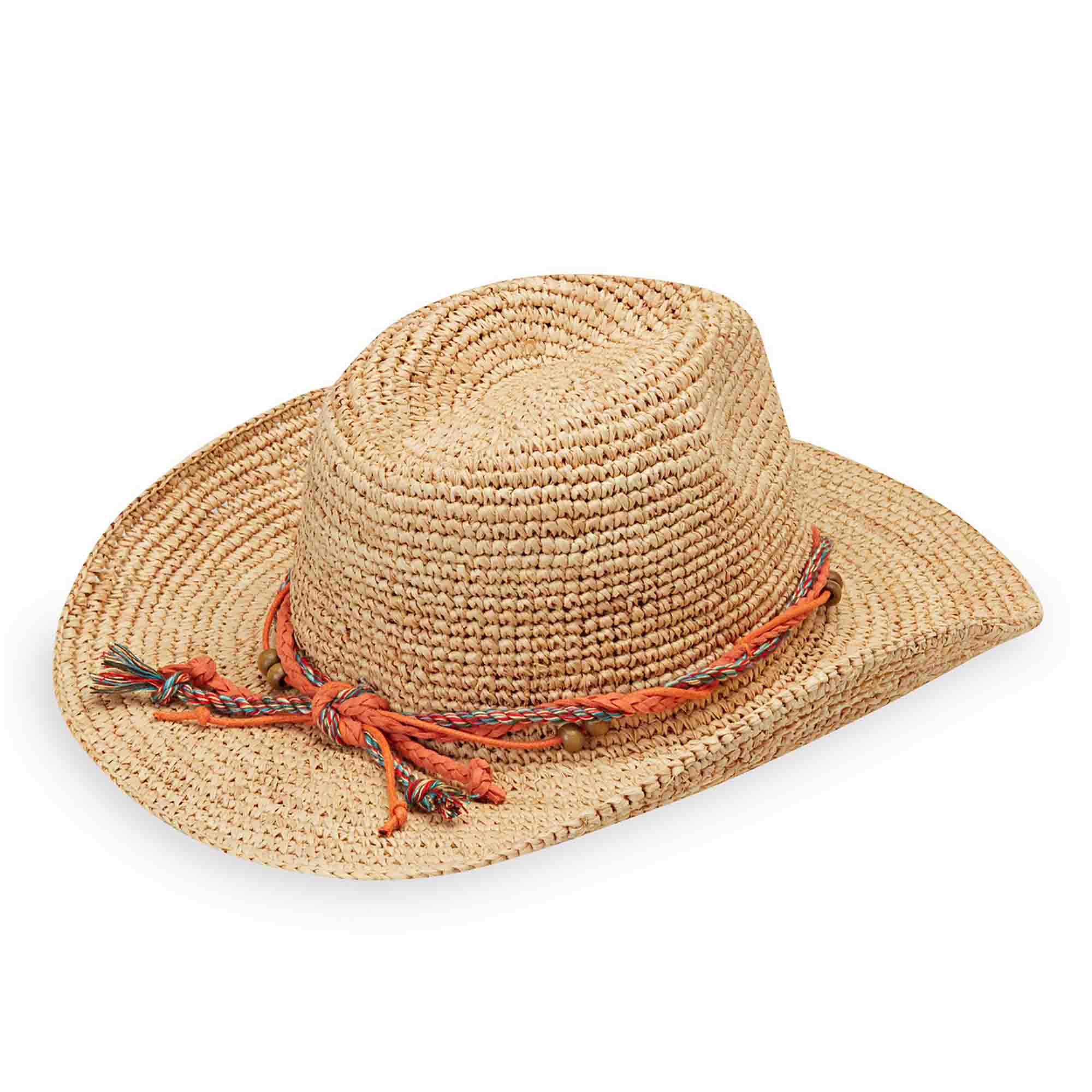 Petite Catalina Cowboy Raffia Hat - Wallaroo Hats Cowboy Hat Wallaroo Hats    