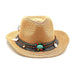 Petite Cowboy Hat with Tassel Band - Jeanne Simmons Hats Cowboy Hat Jeanne Simmons JS1247TN Tan XS (53 cm) 