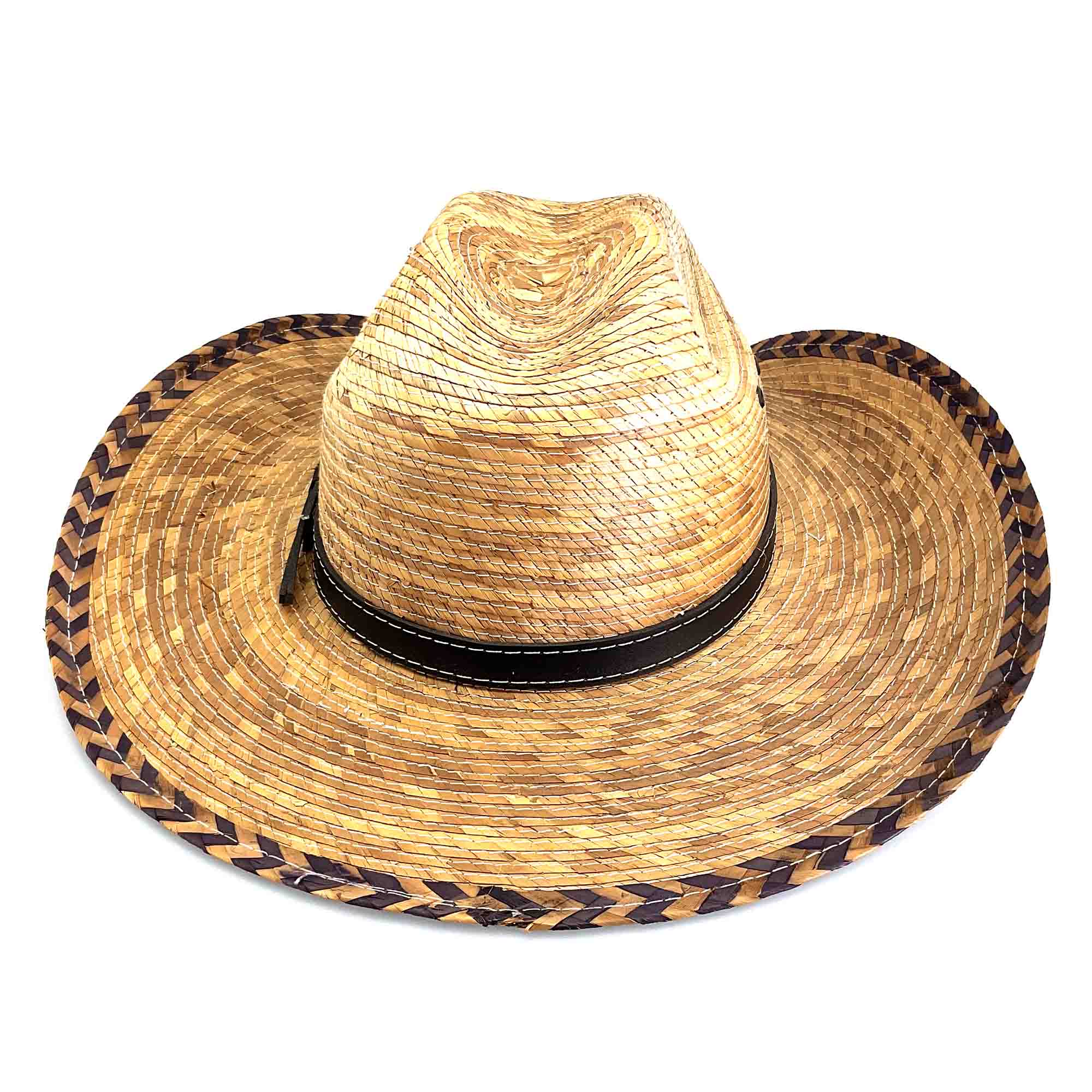 Petite Palm Leaf Cowboy Hat - Rustic Palm Leaf Hats, Cowboy Hat - SetarTrading Hats 
