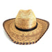 Petite Palm Leaf Cowboy Hat - Rustic Palm Leaf Hats, Cowboy Hat - SetarTrading Hats 