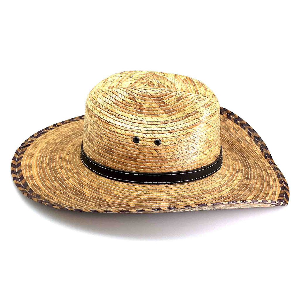 Petite Palm Leaf Cowboy Hat Rustic Palm Leaf Hats — SetarTrading