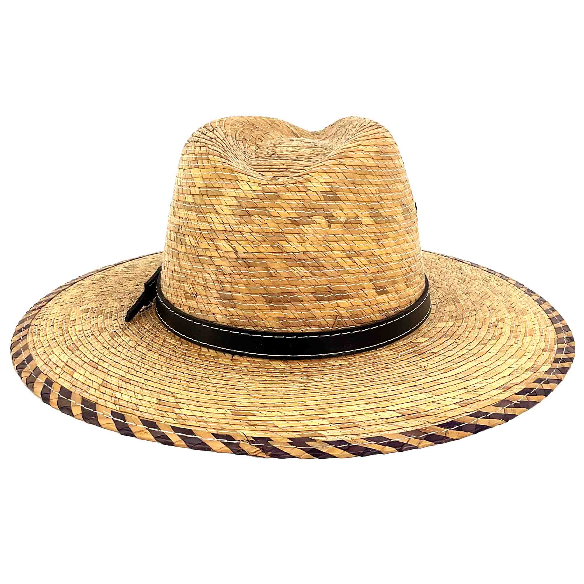 Petite Palm Leaf Safari Hat - Rustic Palm Leaf Hats Safari Hat Boardwalk Style Hats