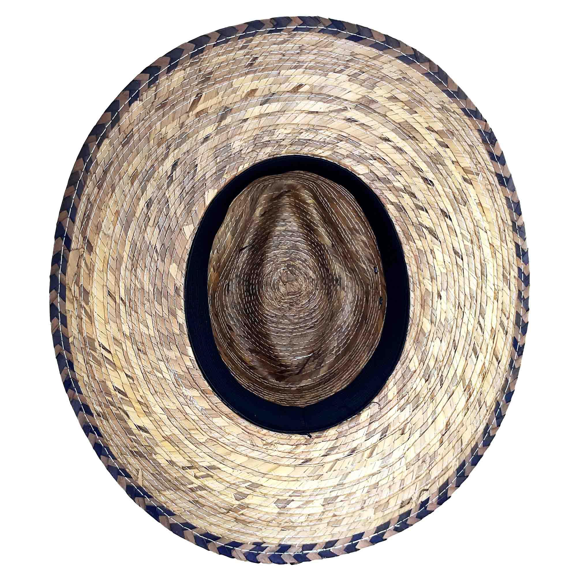 Petite Palm Leaf Safari Hat - Rustic Palm Leaf Hats Safari Hat Boardwalk Style Hats