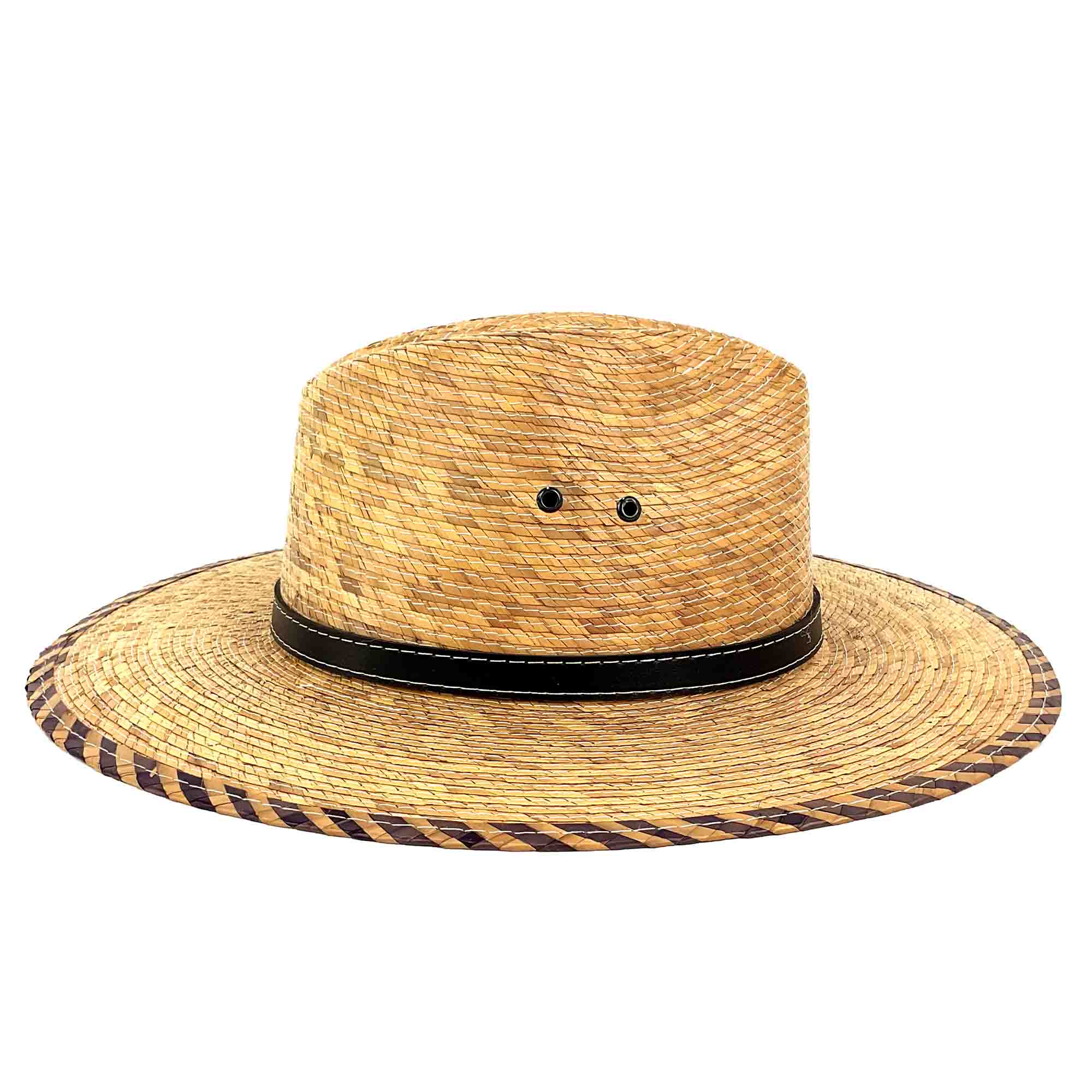 Petite Palm Leaf Safari Hat - Rustic Palm Leaf Hats Safari Hat Boardwalk Style Hats