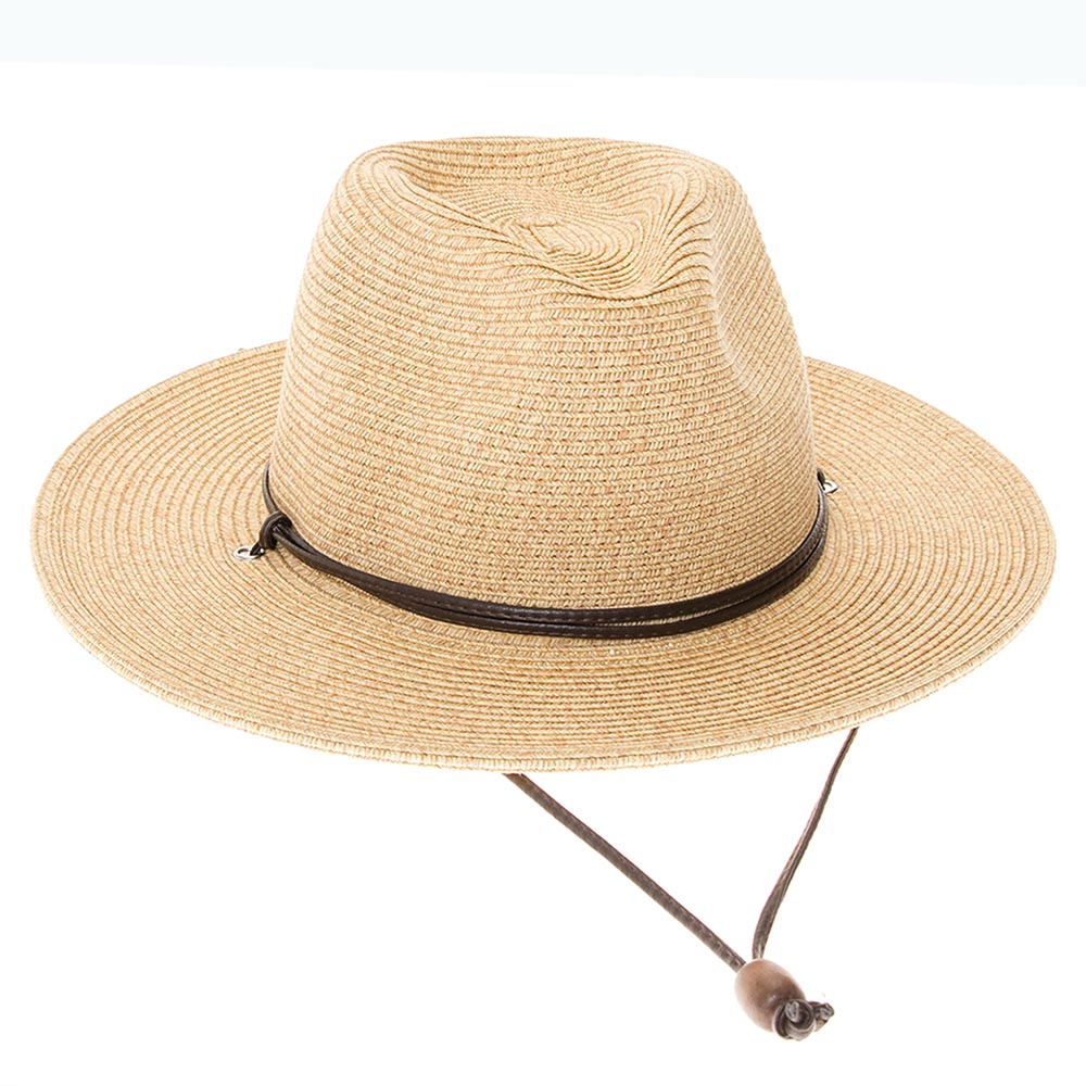 Petite Size Safari Hat with Chin Cord - Boardwalk Style Safari Hat Boardwalk Style Hats DA9259 Natural Small (55 cm) 