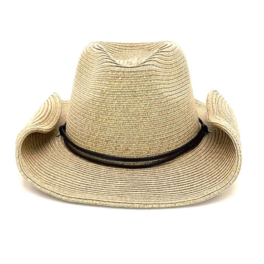 Petite Size Straw Cowboy Hat with Chin Cord - Boardwalk Style, Cowboy Hat - SetarTrading Hats 