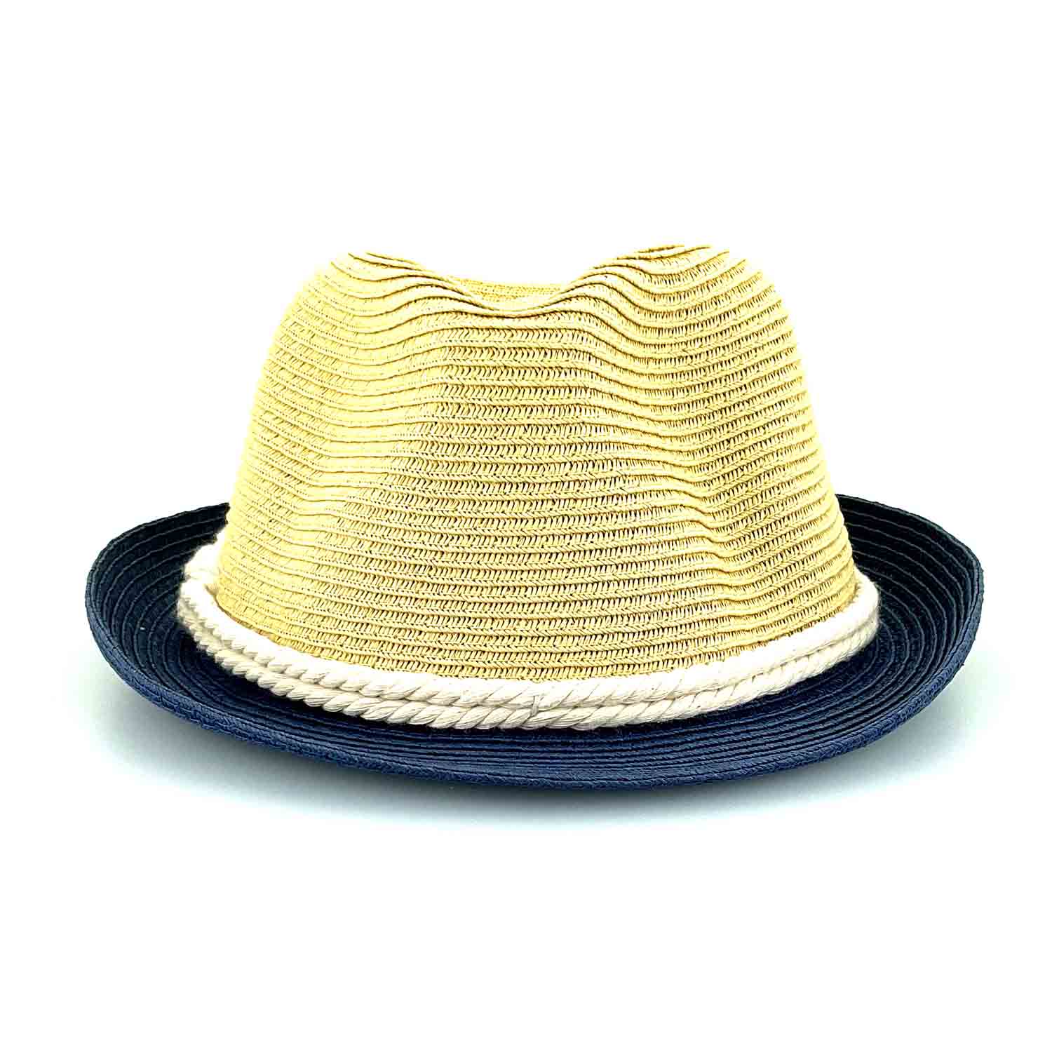 Petite Size Straw Fedora Hat with Rope Tie - Sunny Dayz™ Fedora Hat Sun N Sand Hats    