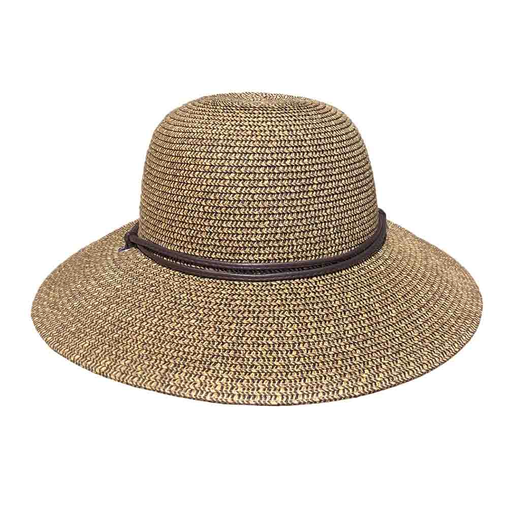 Petite Size Sun Hat with Chin Cord - Boardwalk Style Ivory / Small (55 cm)