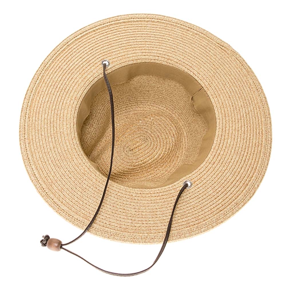 帽子 The Flat Head Safari Hat Made in JAPAN Petite Size Safari Hat with Chin Cord - Boardwalk Style