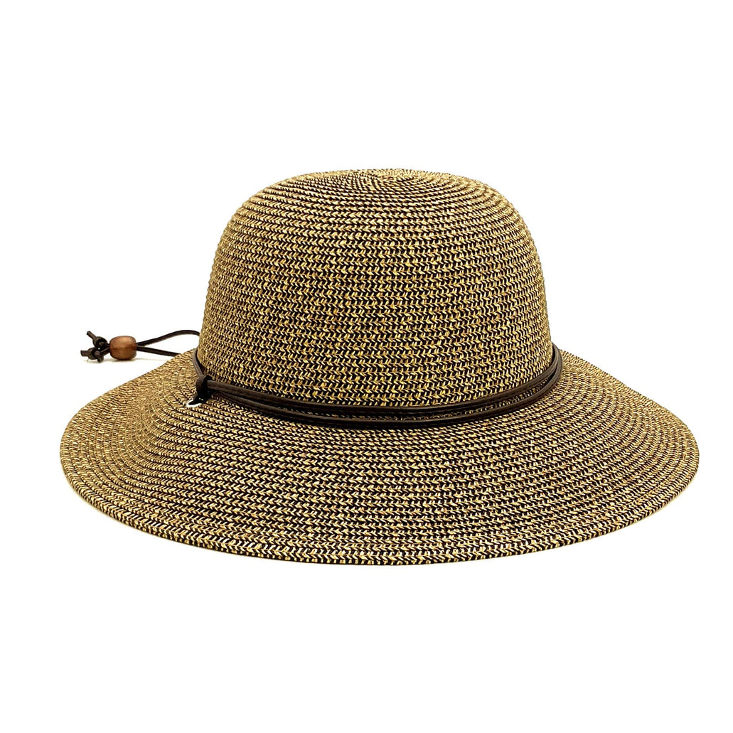 Petite Size Sun Hat with Chin Cord - Boardwalk Style