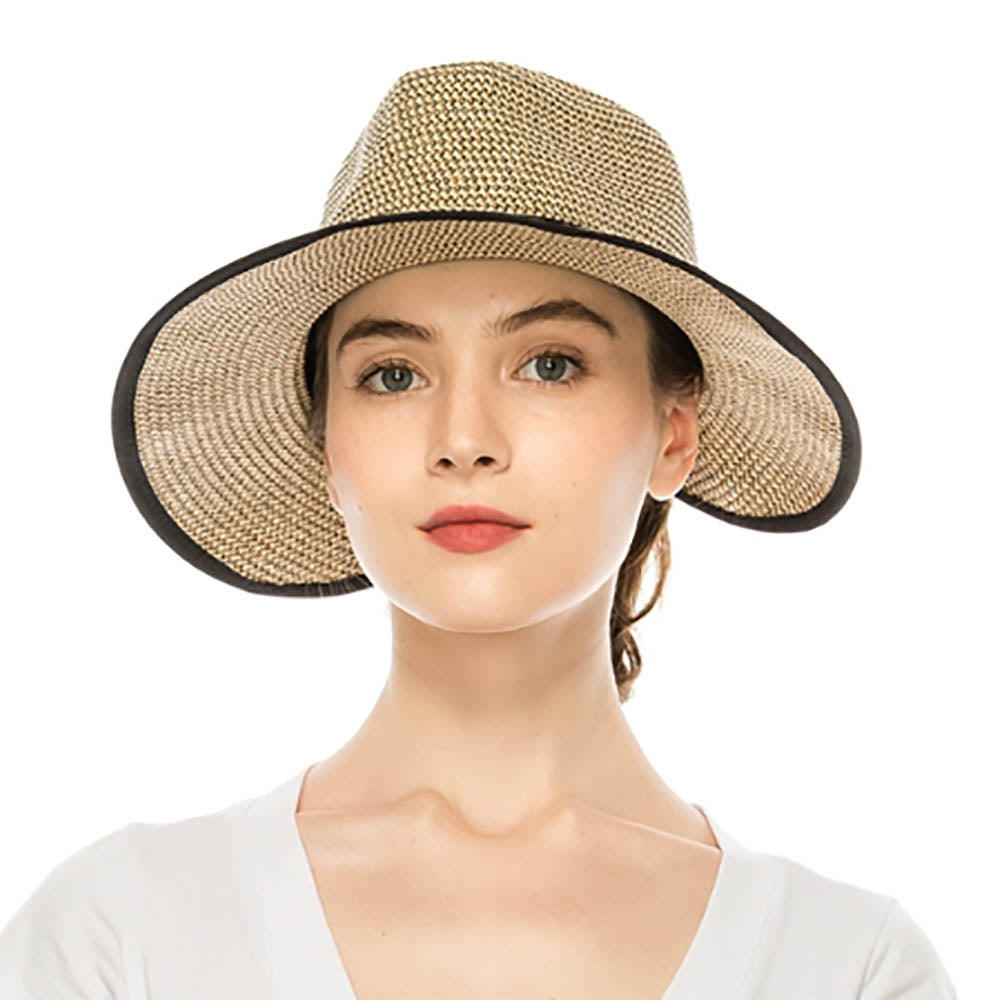 Ponytail Summer Fedora Hat - Boardwalk Style — SetarTrading Hats display picture 3