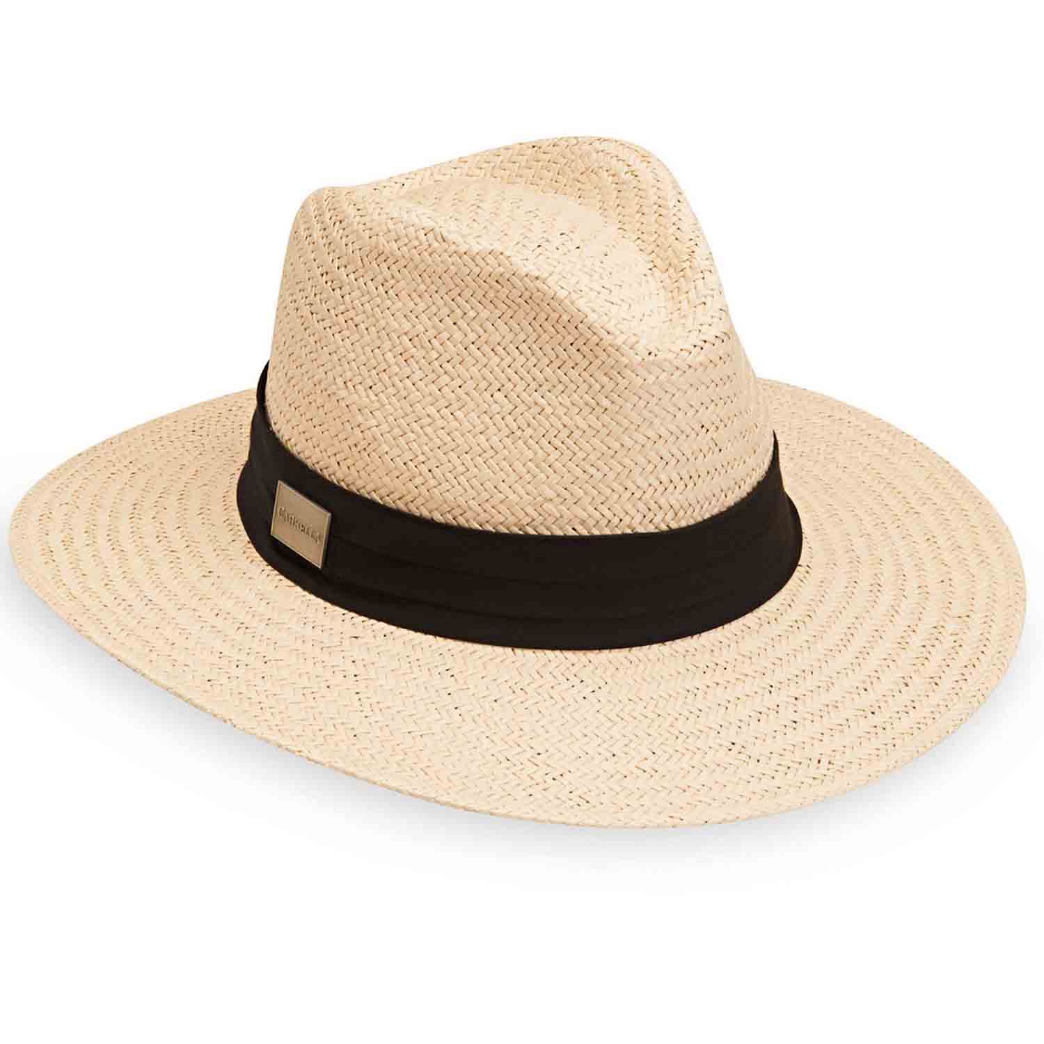 Portland Wide Brim Golf Hat with Golf Marker Magnet - Carkella Hats Safari Hat Wallaroo Hats PORTM-IV-M Ivory Medium/Large (57-59 cm) 