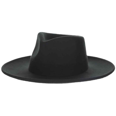 ProvatoKnit Rancher Hat with Vegan Suede Band - Scala Hats Safari Hat Scala Hats LW769-BLK Black OS 