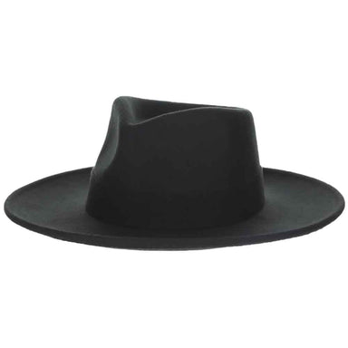 ProvatoKnit Rancher Hat with Vegan Suede Band - Scala Hats Safari Hat Scala Hats LW769-BLK Black OS