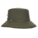 Puffer Rain Hat with Adjustable Toggle - Scala Hats Bucket Hat Scala Hats LW798-OLIVE Olive OS 