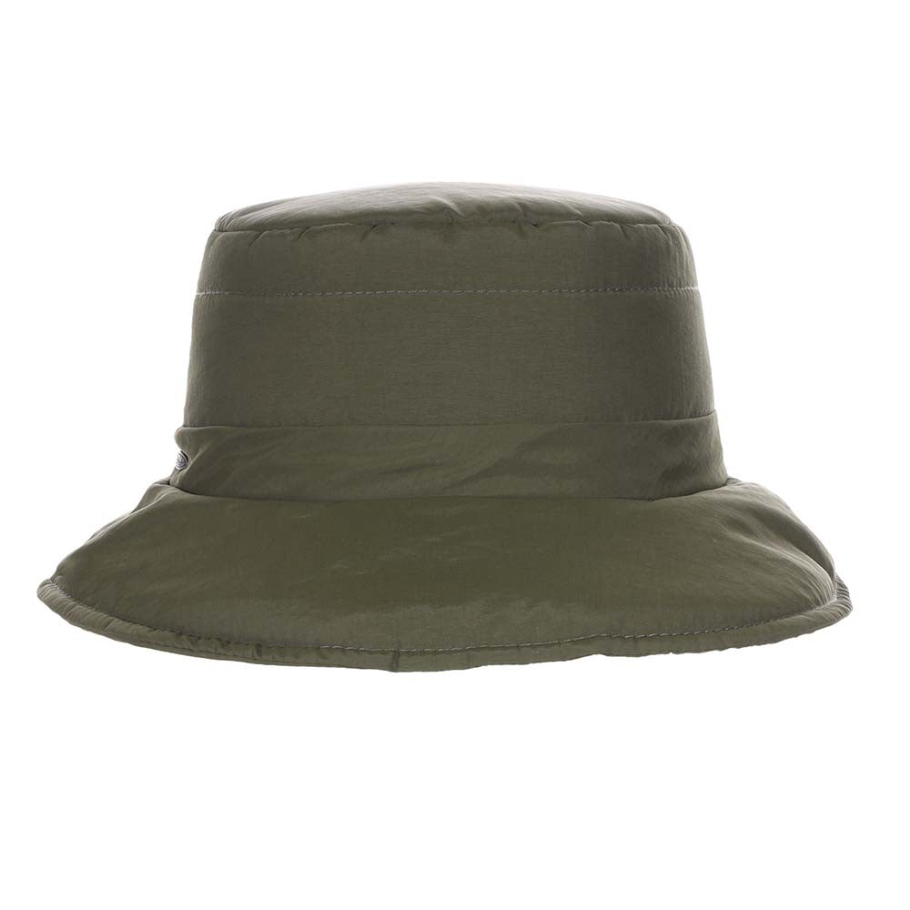 Puffer Rain Hat with Adjustable Toggle - Scala Hats Bucket Hat Scala Hats    