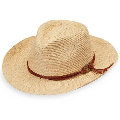 Quinn Shapeable Brim Straw Western Hat - Wallaroo Hats Cowboy Hat Wallaroo Hats QUI-IV Ivory M/L (58 cm) 