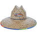 Quiver Lifeguard Hat with Tie-Dye Print Underbrim - Makai Hats Lifeguard Hat Makai Hat