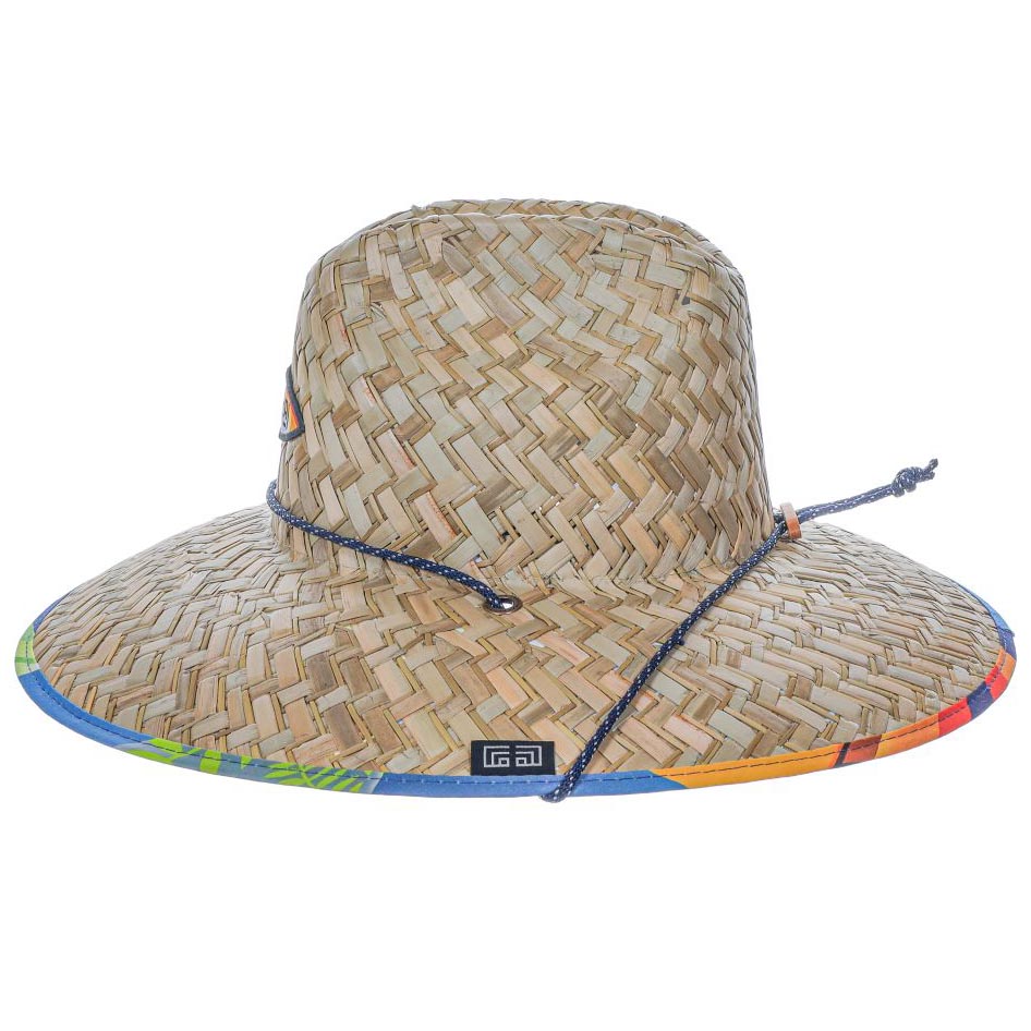 Quiver Lifeguard Hat with Tie-Dye Print Underbrim - Makai Hats Lifeguard Hat Makai Hat