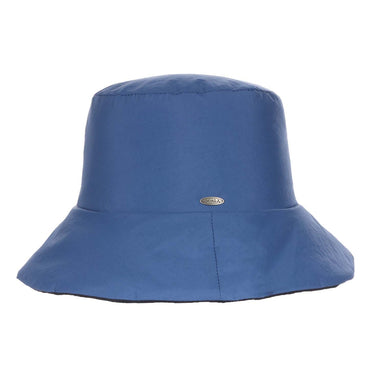 Reversible Rain Hat for Women - Scala Hats Bucket Hat Scala Hats LW799-BLUE Blue OS 