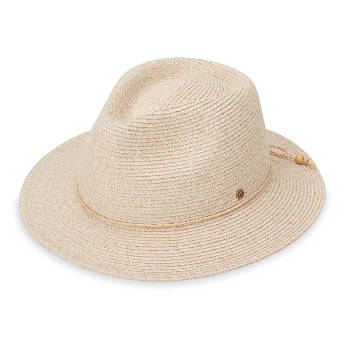 Rio Fedora by Wallaroo Hat Company Safari Hat Wallaroo Hats RIO-WHBG White/Beige