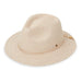 Rio Fedora by Wallaroo Hat Company Safari Hat Wallaroo Hats RIO-WHBG White/Beige