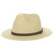 Safari Hat with Leather Belt - Scala Hats for Men Safari Hat Scala Hats MS269-NAT2 Natural Medium 