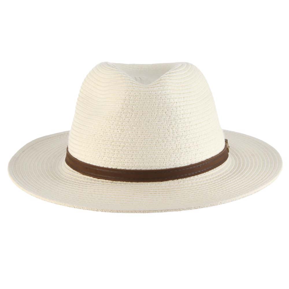 Safari Hat with Leather Belt - Scala Hats for Men Safari Hat Scala Hats MA269-IVORY4 Ivory X-Large 