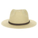 Safari Hat with Leather Belt - Scala Hats for Men Safari Hat Scala Hats MS269-NAT4 Natural X-Large 