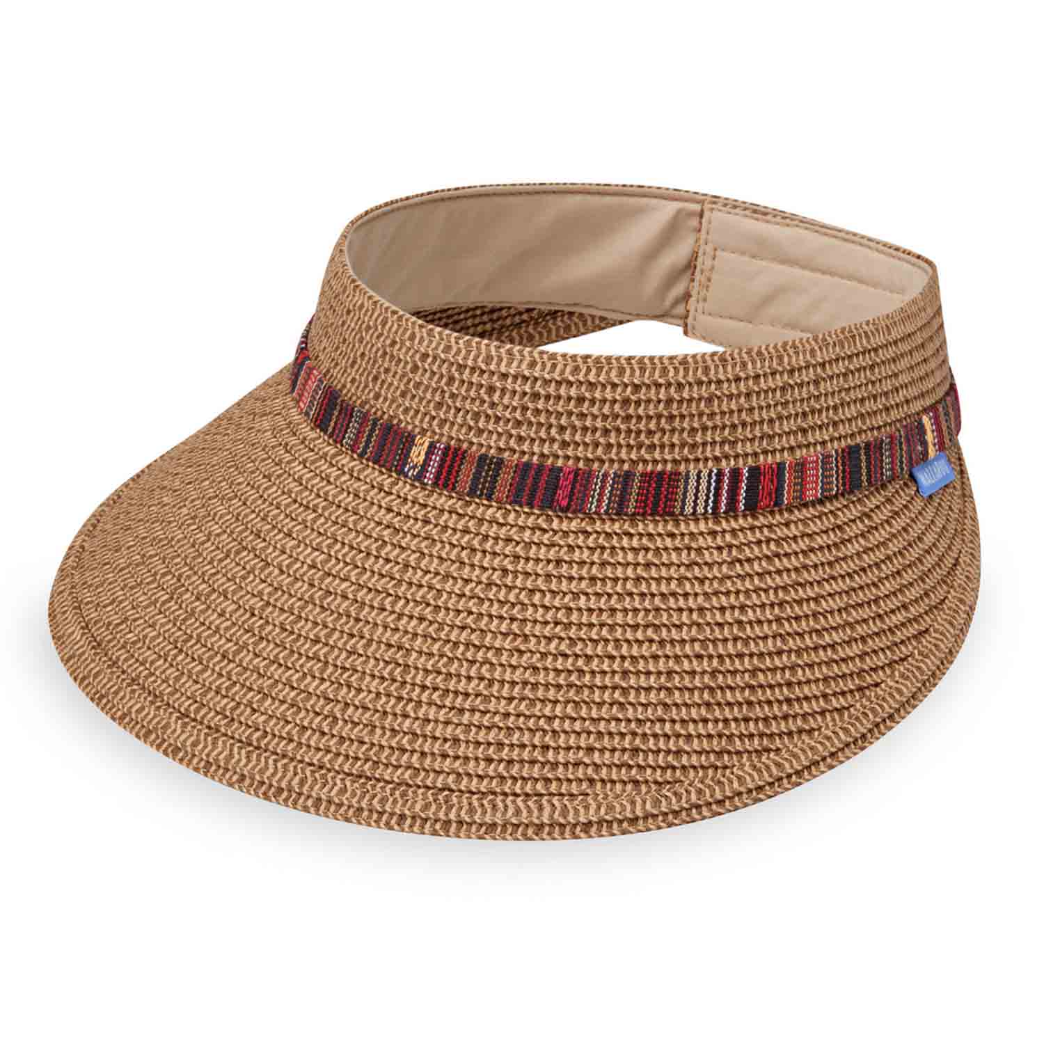 Sedona Sun Visor Hat - Wallaroo Hats Visor Cap Wallaroo Hats SEDVIS-CA Camel OS 