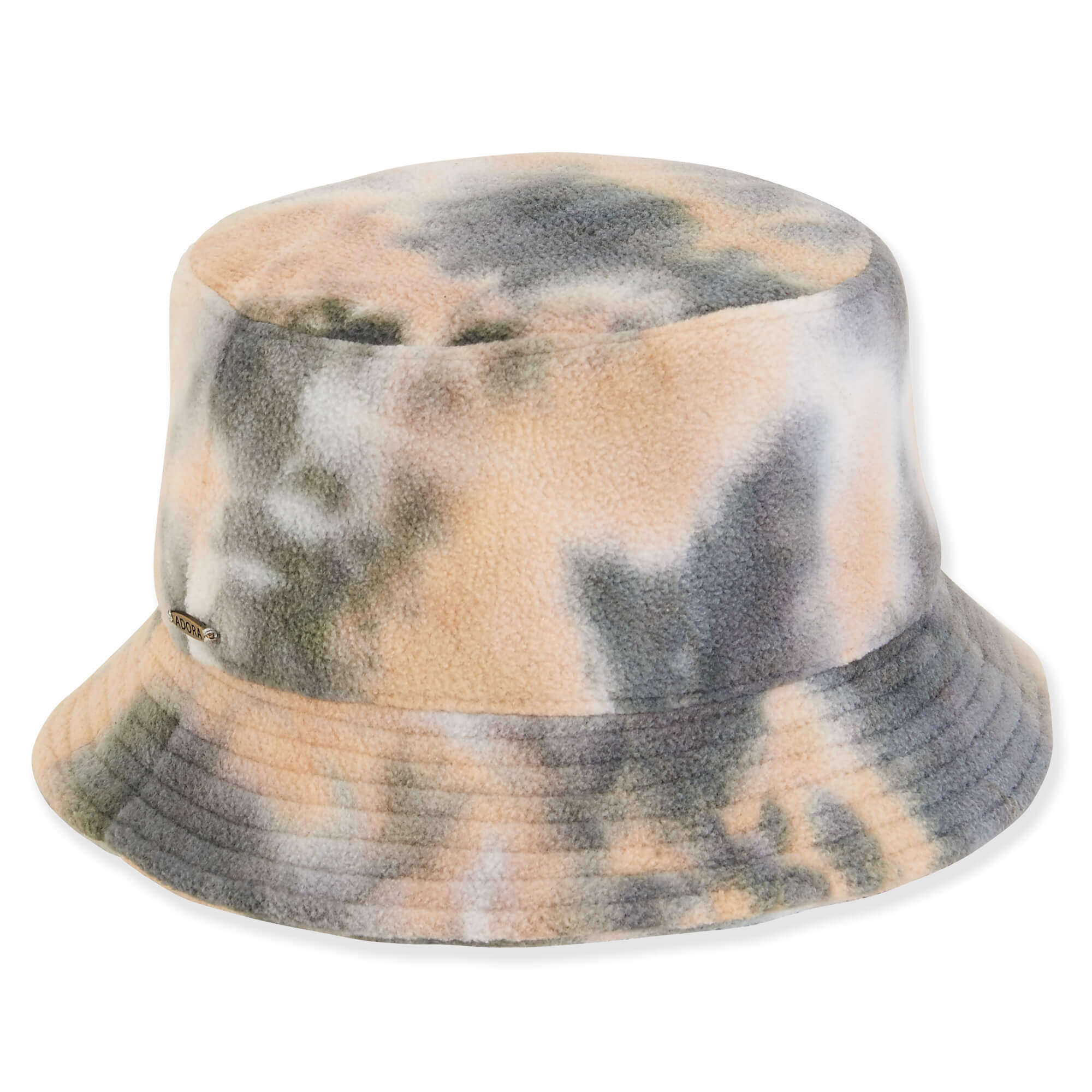 Shallow Plush Tie-Dye Bucket Hat - Adora® Hats