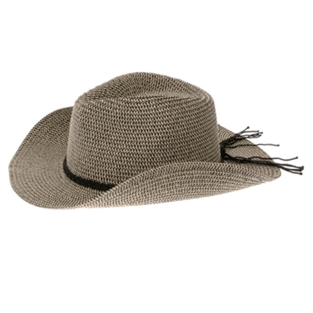 Shapeable Brim Straw Cowboy Hat - Boardwalk Style, Cowboy Hat - SetarTrading Hats 