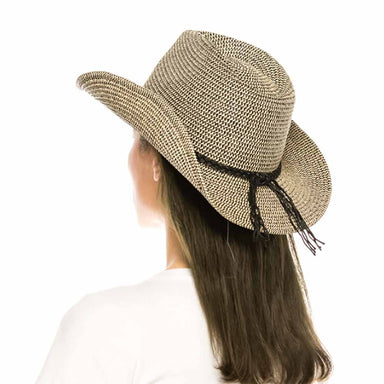 Shapeable Brim Straw Cowboy Hat - Boardwalk Style Cowboy Hat Boardwalk Style Hats