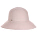 Shapeable Deluxe Ribbon Sun Hat - Scala Hats Wide Brim Hat Scala Hats LC848-NAT Natural  