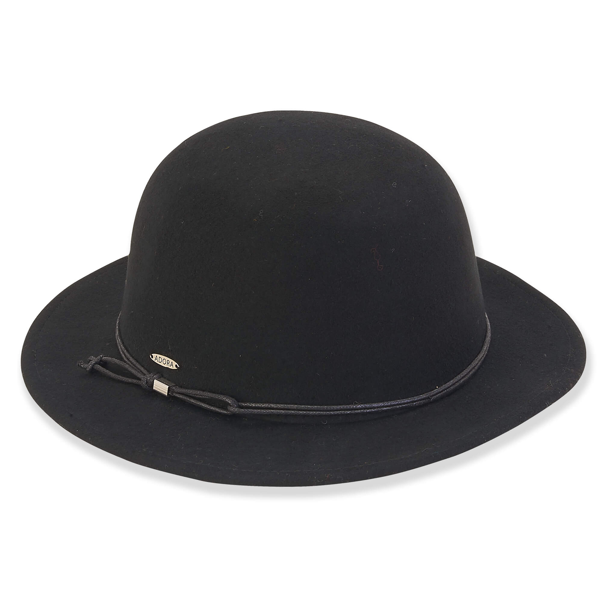Small Brim Wool Felt Boater Hat - Adora® Hats