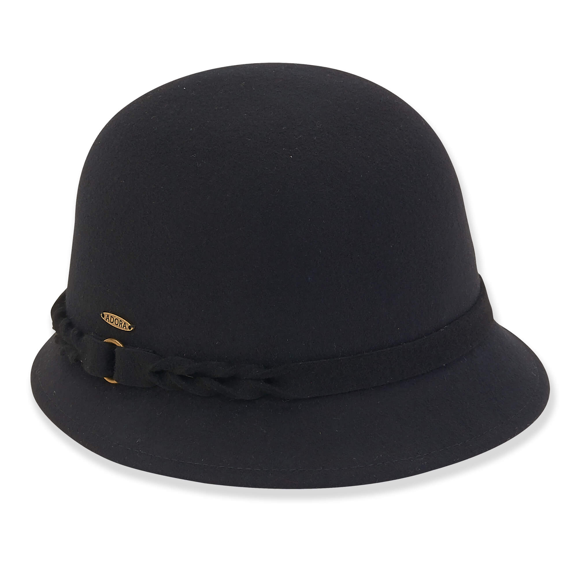Small Brim Wool Felt Cloche Cap - Adora® Hats