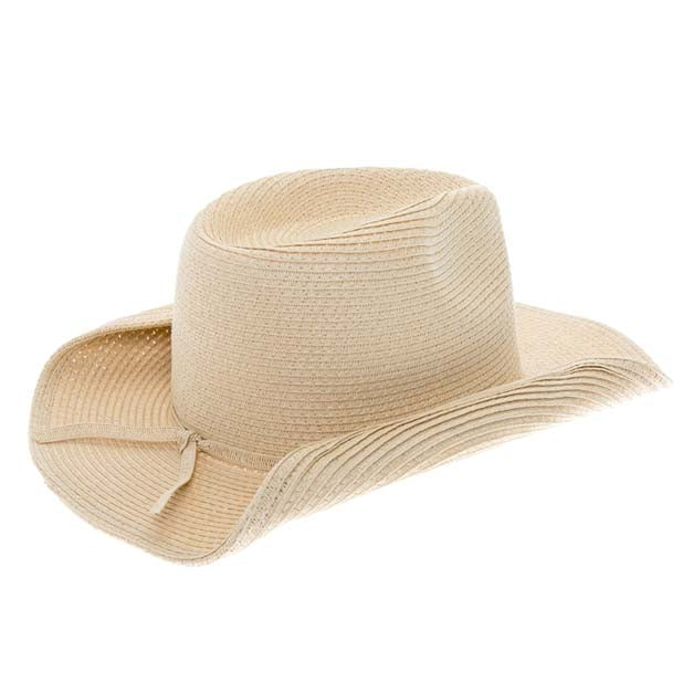 Small Size Cowboy Hat with Rolled Brim for Petites - Boardwalk Style