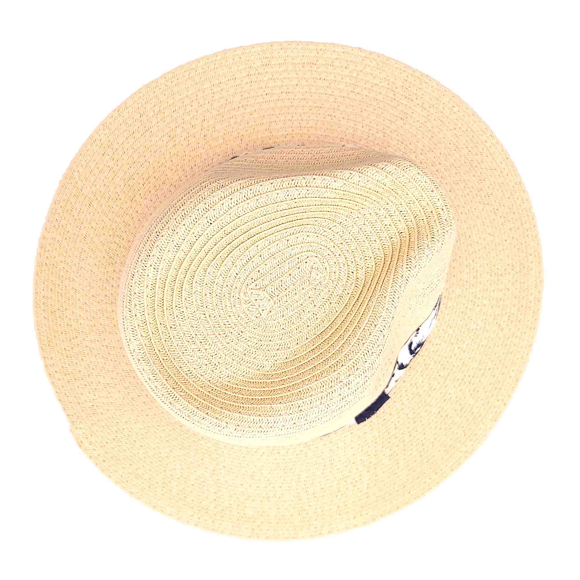 Small Size Fedora Hat with Palm Print Cotton Band - Sunny Dayz™ Safari Hat Sun N Sand Hats    