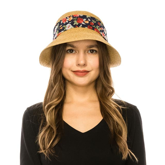 Small Bonnet Hat with Scarf - Boardwalk Style Cloche Boardwalk Style Hats