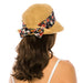 Small Bonnet Hat with Scarf - Boardwalk Style Cloche Boardwalk Style Hats