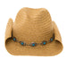 Southwestern Silver and Blue Conchos Hat Band for Hat Bar Tailoring Hat Bands SetarTrading Hats