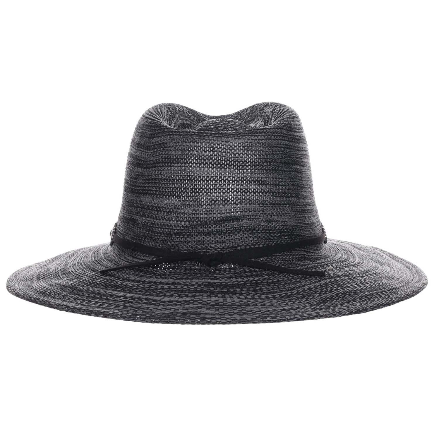 Space Dyed Knit Safari Hat with Conchos - Scala Pronto Safari Hat Scala Hats    