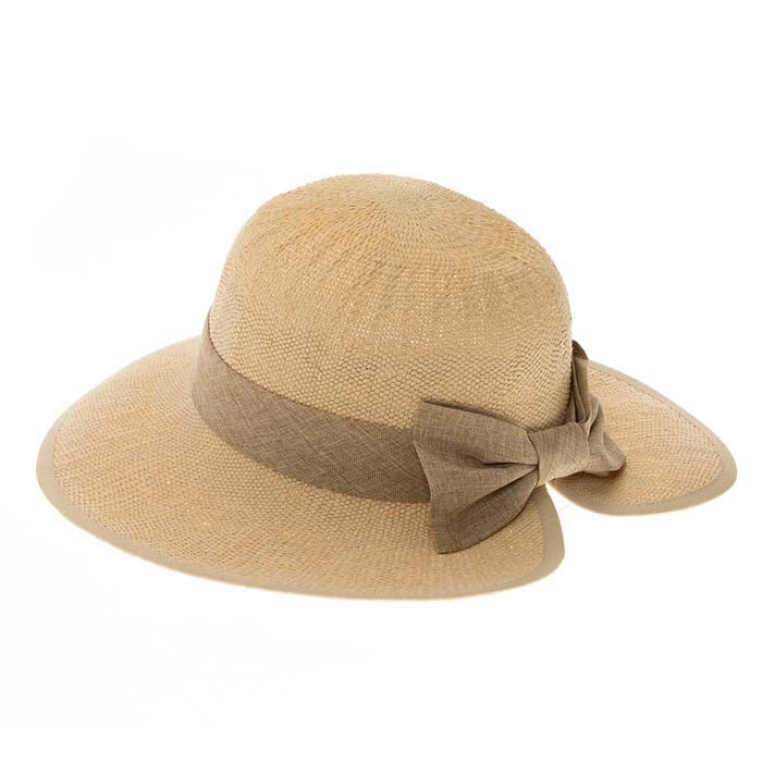 Woven Straw Sun Hat with Split Brim for Women - UV  display picture 3