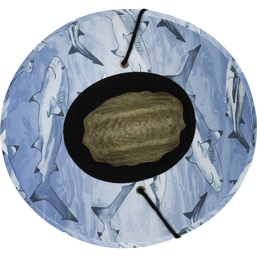 Stealth Lifeguard Hat with Tie-Dye Print Underbrim - Makai Hats Lifeguard Hat Makai Hat