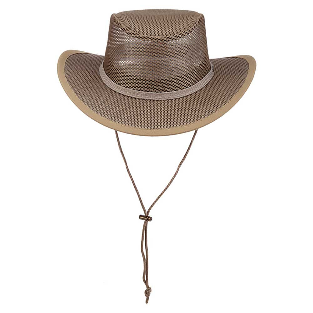Stetson Hats Mesh Outback Hat for Men up to XXL - Mushroom, Safari Hat - SetarTrading Hats 