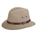 Men's Safari Style Rain Hat - Stetson Hats Safari Hat Stetson Hats STC61-KAKI2 Khaki Medium 