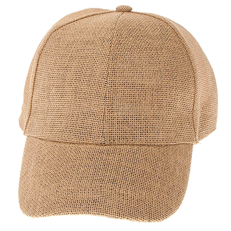 Straw Mesh Baseball Cap - Boardwalk Style Cap Boardwalk Style Hats