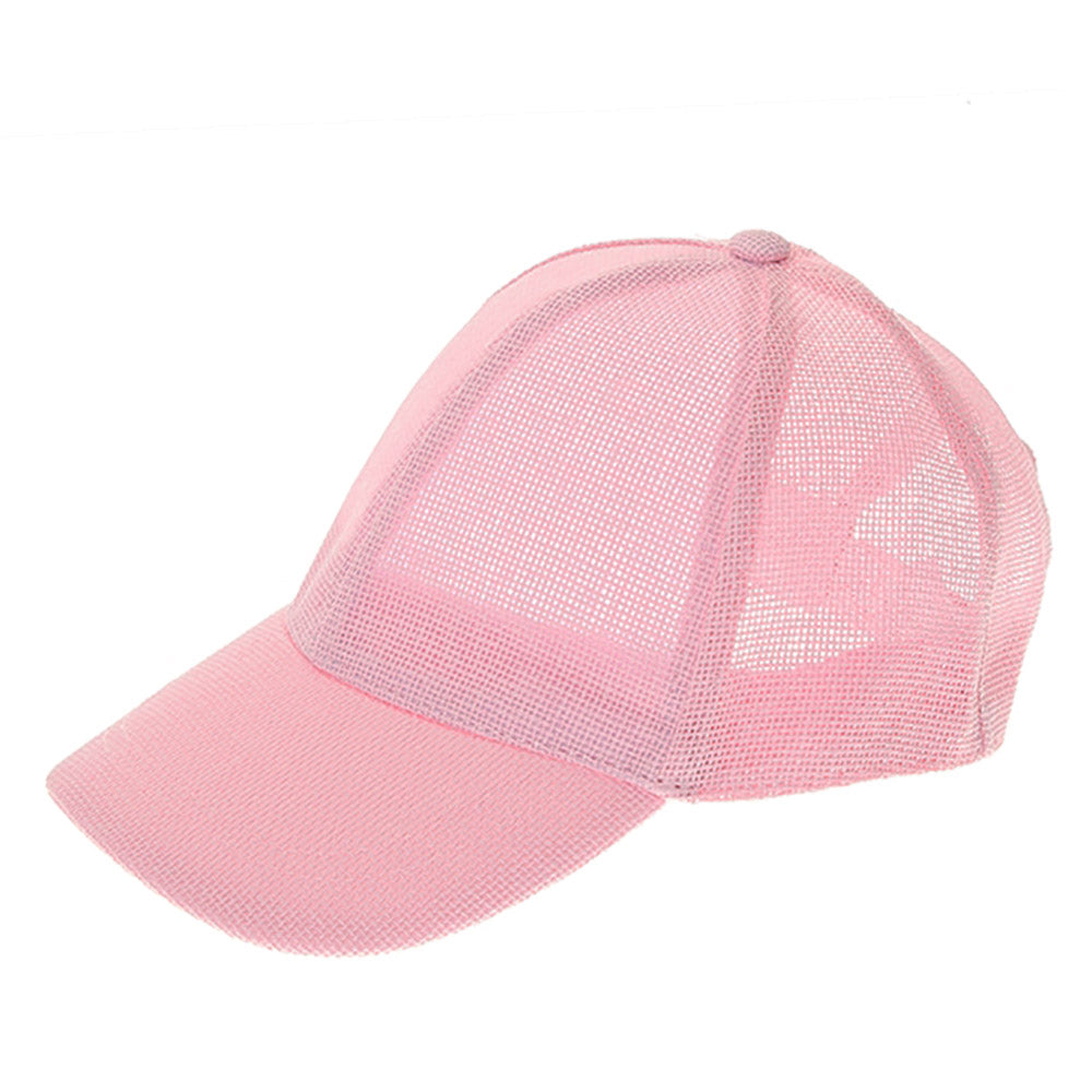 Straw Mesh Baseball Cap for Small Heads - Boardwalk Style