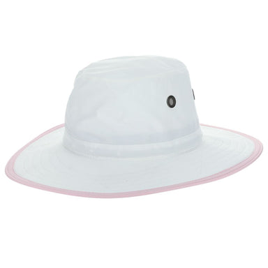 Supplex Dimensional Brim Hat, Pink - DPC Outdoor Headwear Bucket Hat Dorfman Hat Co. MC288-PINK Pink S/M (56 cm)